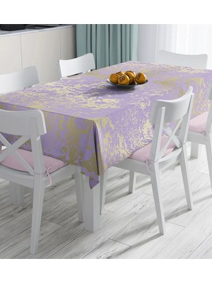 Rem Home Remhome Mor Renkli Gradyan Desenli Dijital Baskılı Masa Örtüsü 90 x 90 cm