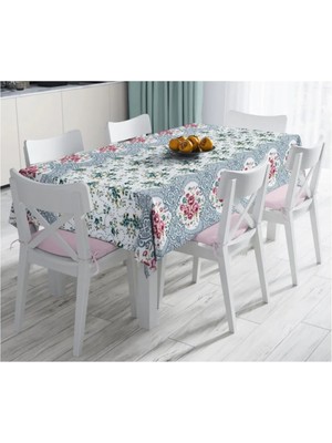 Rem Home Remhome Özel Tasarım Dijital Baskılı Leke Tutmaz Masa ÖRTÜSÜ-120X140 cm