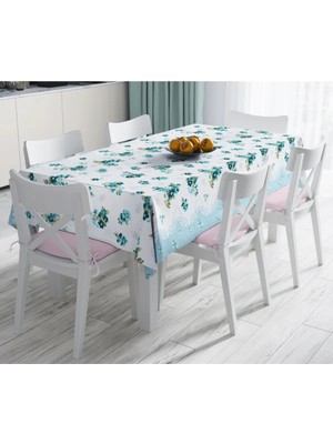Rem Home Remhome Özel Tasarım Dijital Baskılı Leke Tutmaz Masa ÖRTÜSÜ-120X140 cm 90 x 90 cm