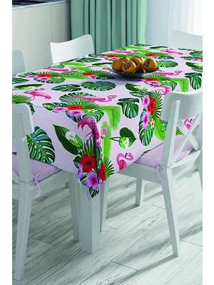 Rem Home Remhome Özel Tasarım 3D Dijital Baskılı Masa Örtüsü 90 x 90 cm