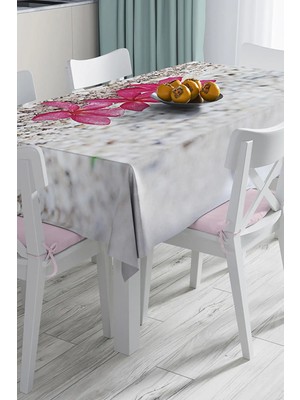 Rem Home Remhome Özel Tasarım 3D Dijital Baskılı Masa Örtüsü 90 x 90 cm