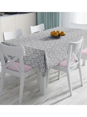 Rem Home Remhome Kot Zemin Üzerinde Su Damlası Desenli Özel Tasarım Dijital Baskılı Masa Örtüsü 90 x 90 cm