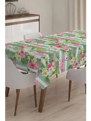 Rem Home Remhome Özel Tasarım 3D Dijital Baskılı Masa Örtüsü - 140 x 180 cm
