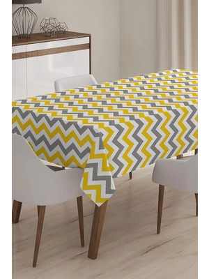 Rem Home Remhome Özel Tasarım 3D Dijital Baskılı Masa Örtüsü - 120 x 140 cm
