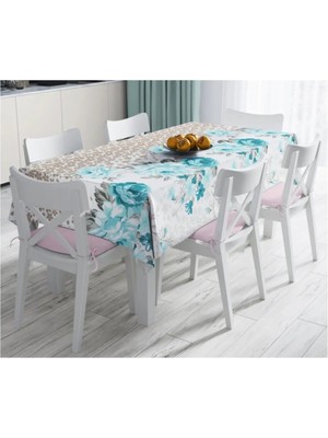 Rem Home Remhome Özel Tasarım Dijital Baskılı Leke Tutmaz Masa ÖRTÜSÜ-120X140 cm