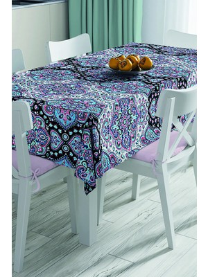 Rem Home Remhome Dijital Baskılı 3D Masa Örtüsü 90 x 90 cm