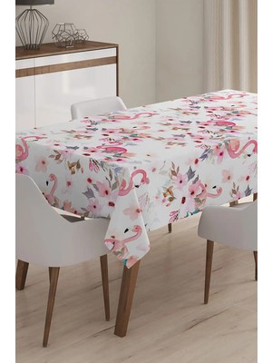 Rem Home Remhome Özel Tasarım 3D Dijital Baskılı Masa Örtüsü - 140 x 180 cm