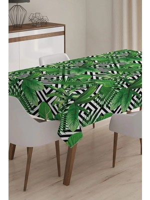Rem Home Remhome Özel Tasarım 3D Dijital Baskılı Masa Örtüsü - 120 x 140 cm