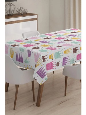Rem Home Remhome Özel Tasarım 3D Dijital Baskılı Masa Örtüsü - 140 x 220 cm