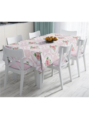 Rem Home Remhome Özel Tasarım Dijital Baskılı Leke Tutmaz Masa ÖRTÜSÜ-120X140 cm