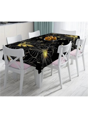 Rem Home Remhome Özel Tasarım Dijital Baskılı Leke Tutmaz Masa ÖRTÜSÜ-120X140 cm