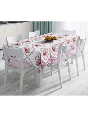Rem Home Remhome Özel Tasarım Dijital Baskılı Leke Tutmaz Masa ÖRTÜSÜ-120X140 cm