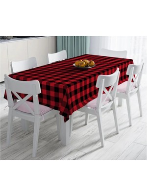 Rem Home Remhome Özel Tasarım Dijital Baskılı Leke Tutmaz Masa ÖRTÜSÜ-120X140 cm