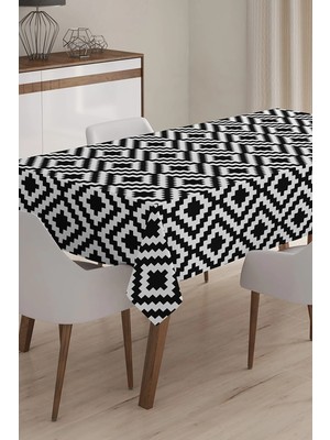 Rem Home Remhome Özel Tasarım 3D Dijital Baskılı Masa Örtüsü - 140 x 180 cm