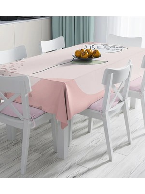 Rem Home Remhome Gül Motifli Bohemian Modern Dijital Baskılı Masa Örtüsü 90 x 90 cm