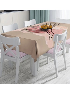 Rem Home Remhome Bohemian Özel Tasarım Dijital Baskılı Masa Örtüsü 90 x 90 cm