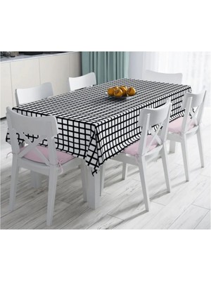 Rem Home Remhome Özel Tasarım Dijital Baskılı Leke Tutmaz Masa ÖRTÜSÜ-120X140 cm