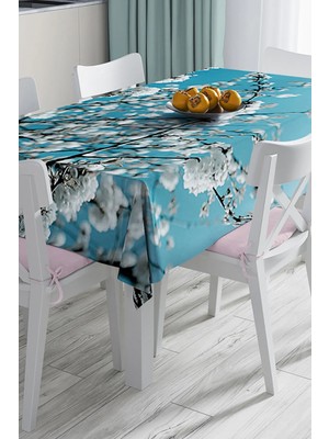 Rem Home Remhome Özel Tasarım 3D Dijital Baskılı Masa Örtüsü 90 x 90 cm