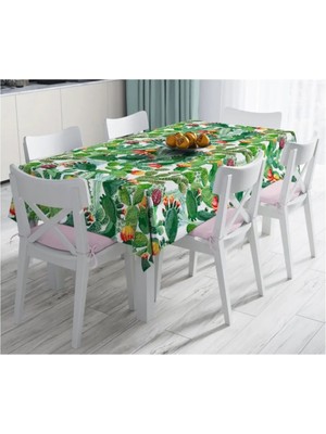 Rem Home Remhome Dijital Baskılı Leke Tutmaz Masa ÖRTÜSÜ-120X140 cm