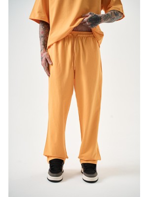 Respire Erkek Basic Baggy Eşofman Altı Oranj