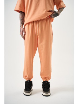 Respire Erkek Basic Jogger Eşofman Altı Şeftali