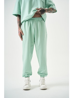 Respire Erkek Basic Jogger Eşofman Altı Su Yeşili