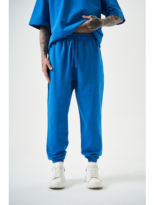 Respire Erkek Basic Jogger Eşofman Altı Mavi