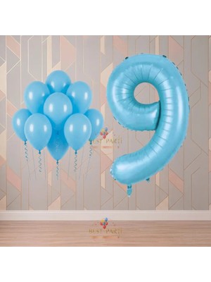 Best Parti Best Mavi Temalı Doğum Günü Parti Seti Yaş-9