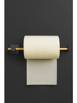 Fhilli Kendiliğinden Yapışkanlı Bambu Rulo Kağıt Havluluk Tutacağı 35 cm