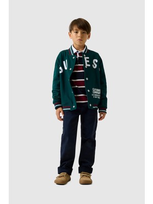 Guess Erkek Çocuk Koyu Yeşil Eşofman Üstü