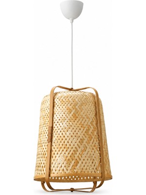 Naturel Home Bambu Knx Avize 40x53 cm - Bohem, İskandinav, Modern, Rattan, Knixhult, Aydınlatma