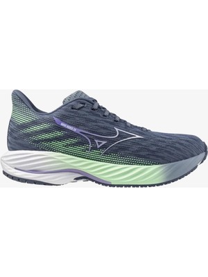 Mizuno Wave Rider 28 Kadın Lacivert Koşu Ayakkabısı.-