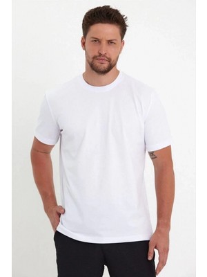 Hace Bazaar 24/1 Düz A Kalite Oversize T-Shirt - Beyaz