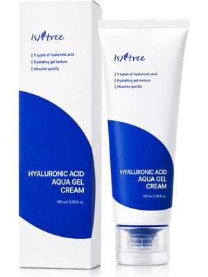 Isntree 100 ml Hyaluronic Acid Aqua Gel Cream Krem Formunda Yoğun Nemlendirme Sağlar