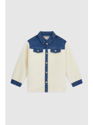 Guess Kız Çocuk Krem Ceket