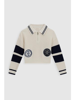 Guess Kız Çocuk Krem Kazak