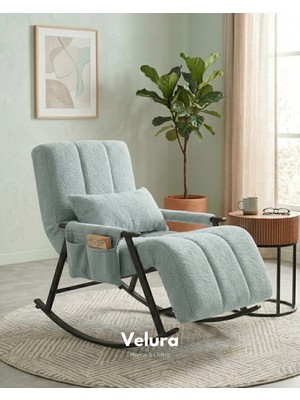 Velura Home & Living Coco Sallanan Berjer & Tv Koltuğu & Dinlenme & Okuma & Emzirme Koltuğu