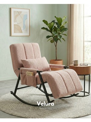 Velura Home & Living Coco Sallanan Berjer & Tv Koltuğu & Dinlenme & Okuma & Emzirme Koltuğu