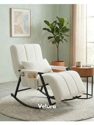 Velura Home & Living Coco Sallanan Berjer & Tv Koltuğu & Dinlenme & Okuma & Emzirme Koltuğu