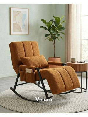 Velura Home & Living Coco Sallanan Berjer & Tv Koltuğu & Dinlenme & Okuma & Emzirme Koltuğu