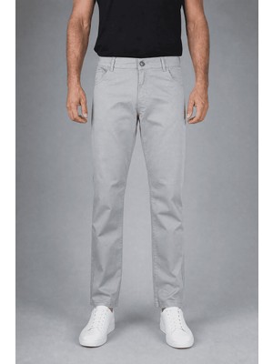 Bisse Gri Pamuk Cepli Chino Pamuklu Spor Pantolon PNS25Y25103_D55