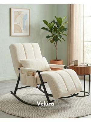 Velura Home & Living Coco Sallanan Berjer & Tv Koltuğu & Dinlenme & Okuma & Emzirme Koltuğu