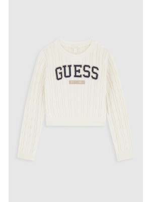 Guess Kız Çocuk Krem Kazak