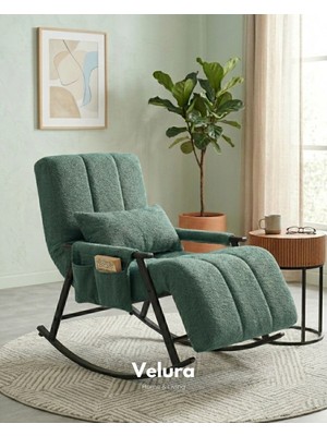 Velura Home & Living Coco Sallanan Berjer & Tv Koltuğu & Dinlenme & Okuma & Emzirme Koltuğu