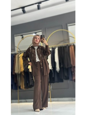Missemramiss Crıstallo Kapüşonlu Takım Camel