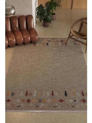 Hoom Rugs Otantik 2611 Bej Vintage Desenli Salon Halısı