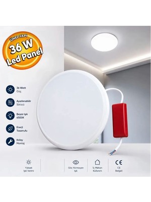 Helios HS1029 Opto Ayarlanabilir Backlıght Lüx LED Panel 36 W Ayarlı LED Panel Spot