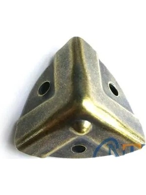 Mep Mep Dekoratif, Kutu, Sandık Köşesi - 35X22 Mm, Küçük, Antik, 1 Adet Najmaddin Mep Najmaddi
