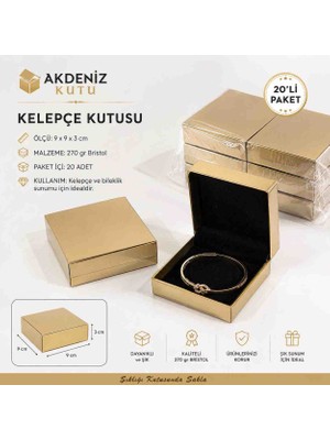 Akdeniz Kutu Kelepçe Takı Kutusu