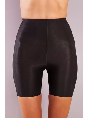 Najmaddin Beru Girdle Hight Waist Micro Short Corset, Iz Yapmayan Görünmez Yüksek Bel Paçalı Siyah Korse